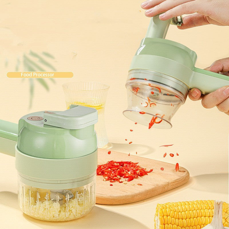 Multifunctional Household Slice Electric Garlic Pounding Chopper